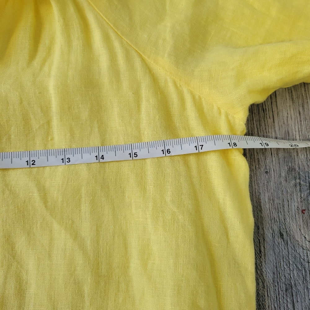 JCrew Long-sleeve tiered dress in linen - Picture 14 of 15
